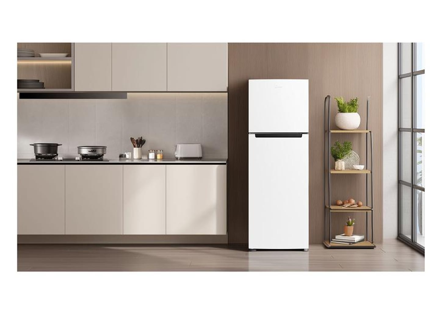Geladeira/Refrigerador Midea Cycle Defrost Duplex Branca 410L RT554