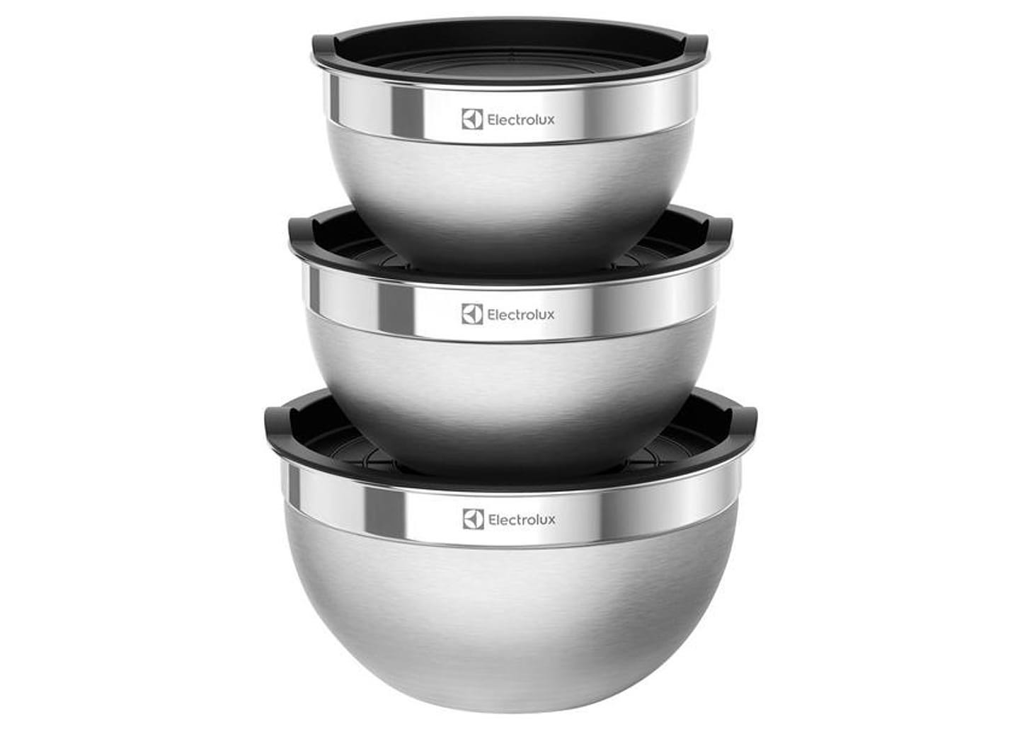 Conjunto de Bowls e Medidores de Inox 3 Peças Electrolux Multiuso 41049099