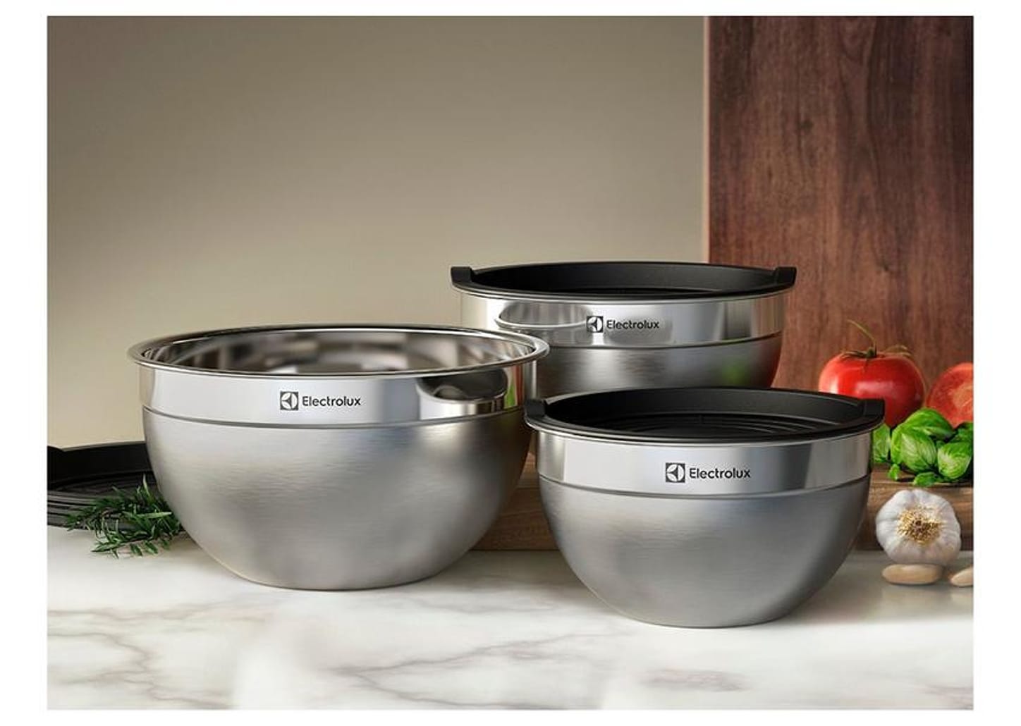 Conjunto de Bowls e Medidores de Inox 3 Peças Electrolux Multiuso 41049099