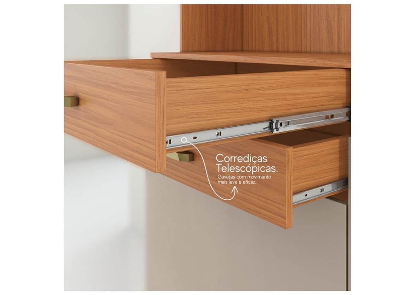 Balcão de Cozinha Modulado Aramóveis 3 Portas 2 Gavetas Prime