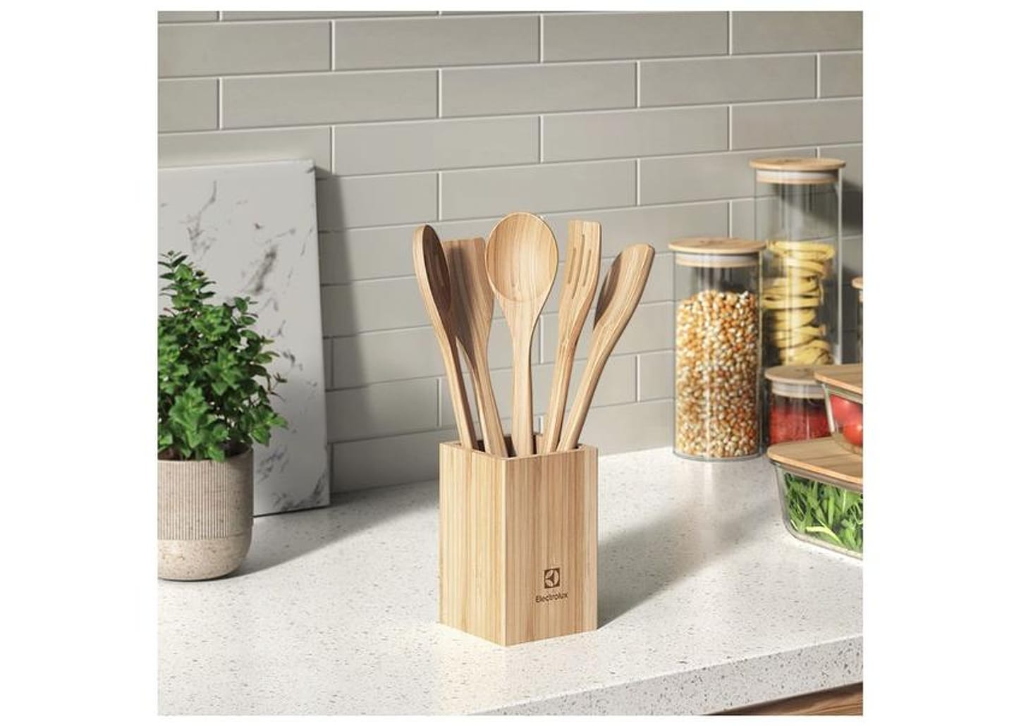 Conjunto de Utensílios de Bambu Electrolux 6 Peças
