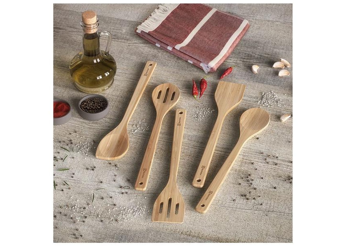 Conjunto de Utensílios de Bambu Electrolux 6 Peças