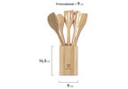 Conjunto de Utensílios de Bambu Electrolux 6 Peças