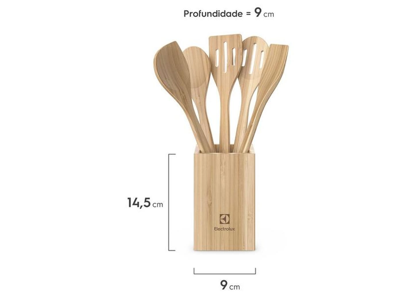 Conjunto de Utensílios de Bambu Electrolux 6 Peças
