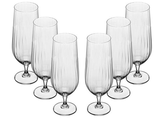 Jogo de Taças de Cristal para Cerveja 470ml 6 Peças Wolff Columba Optic