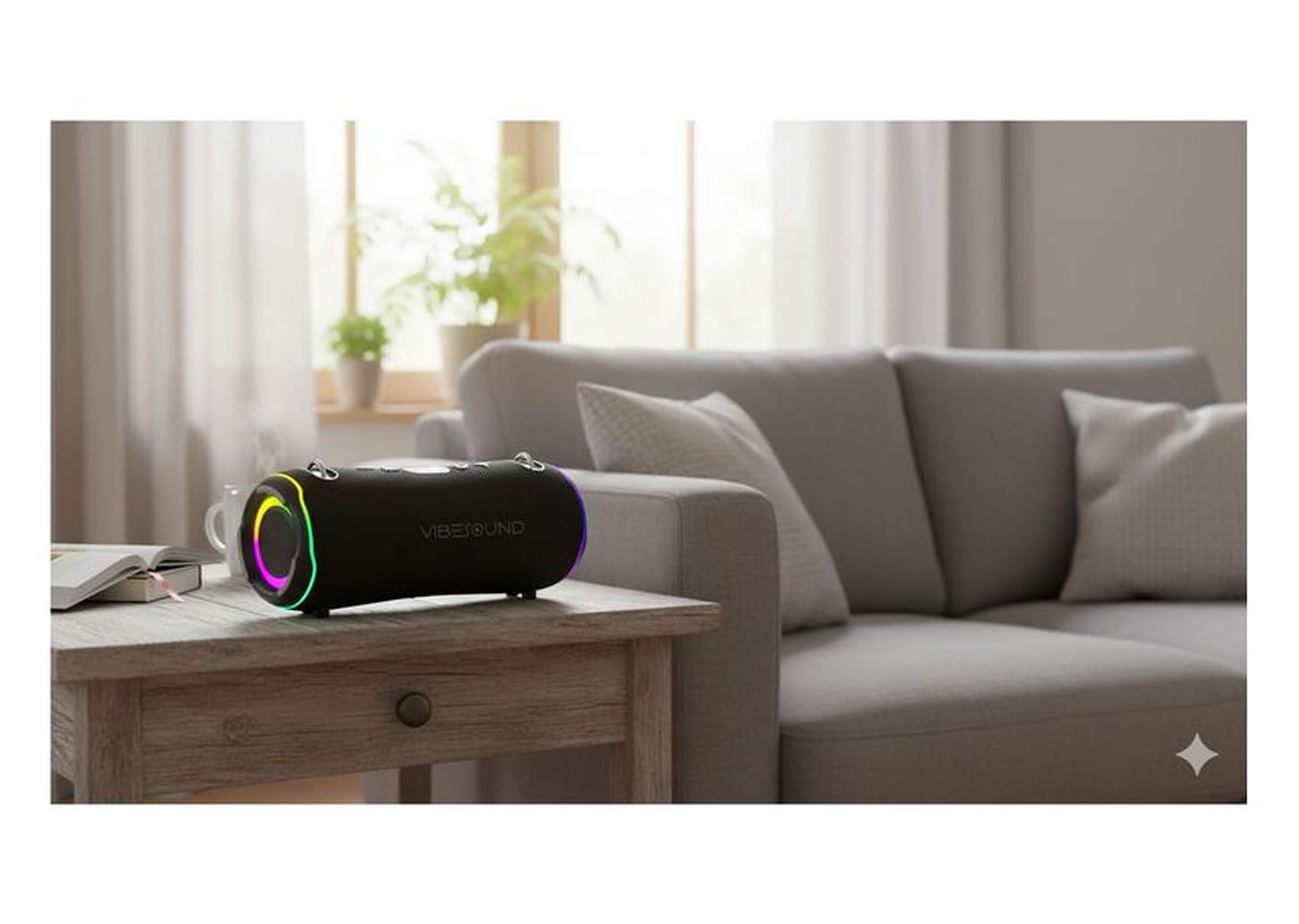 Caixa de Som Vivensis VibeSound V3 Go Bluetooth Portátil 50W RMS