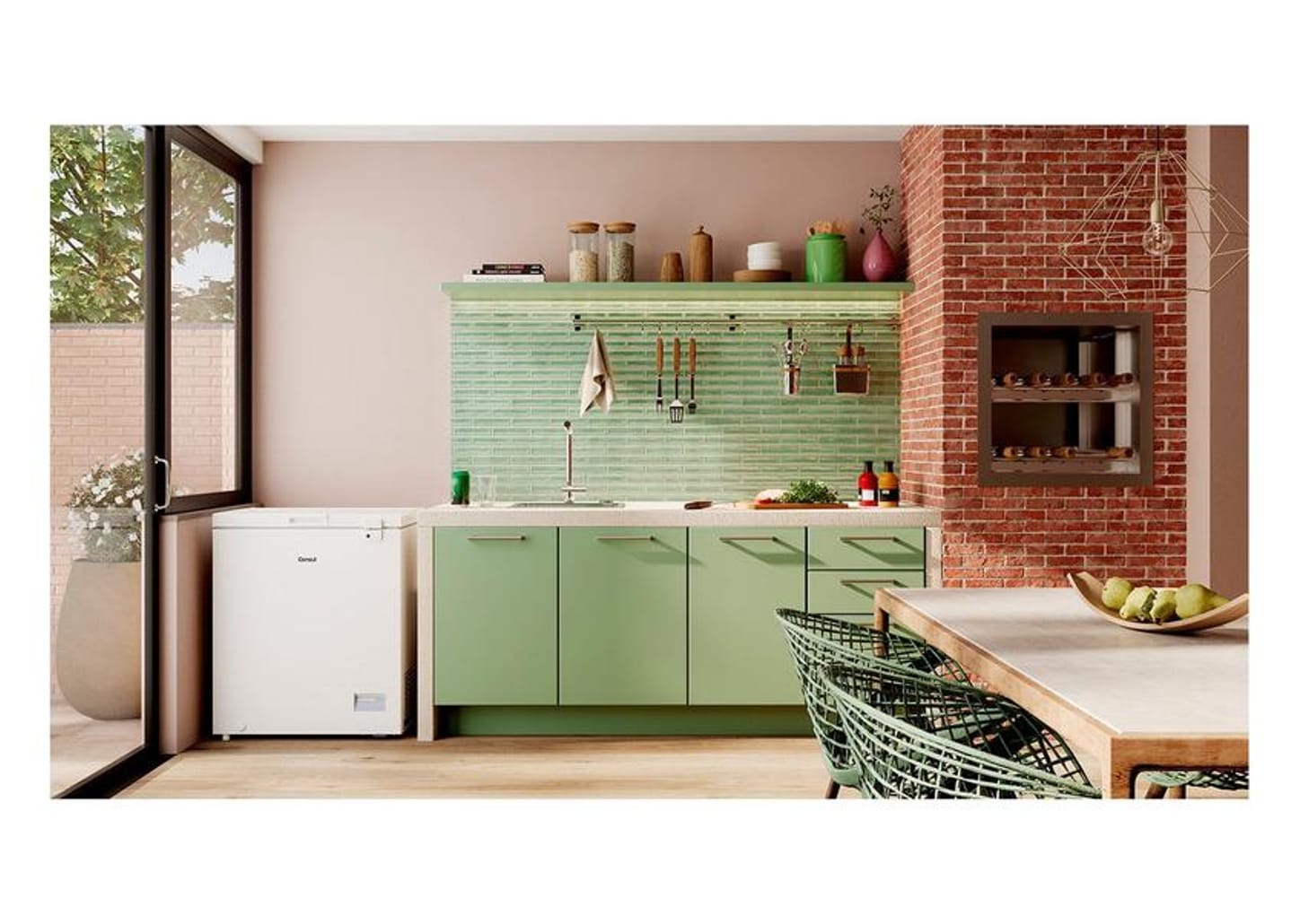 Freezer Horizontal Consul 1 Porta 142L CHA14MB