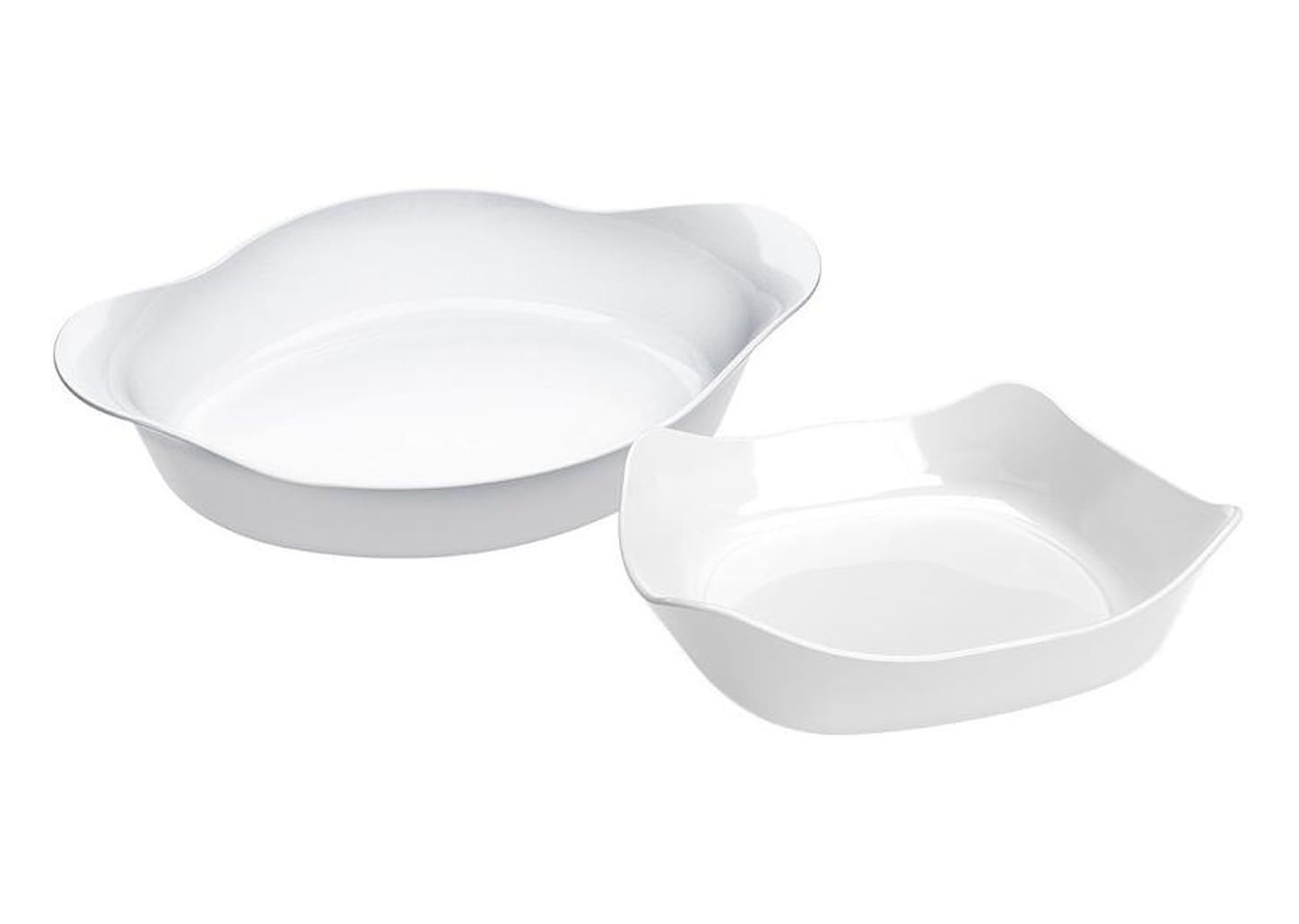 Conjunto de Assadeiras de Vidro Nadir Opaline Marinex