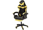 Cadeira Gamer PCTop Reclinável Amarelo - Racer 1006