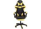 Cadeira Gamer PCTop Reclinável Amarelo - Racer 1006