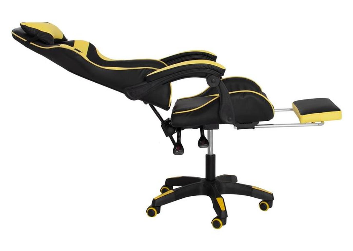Cadeira Gamer PCTop Reclinável Amarelo - Racer 1006