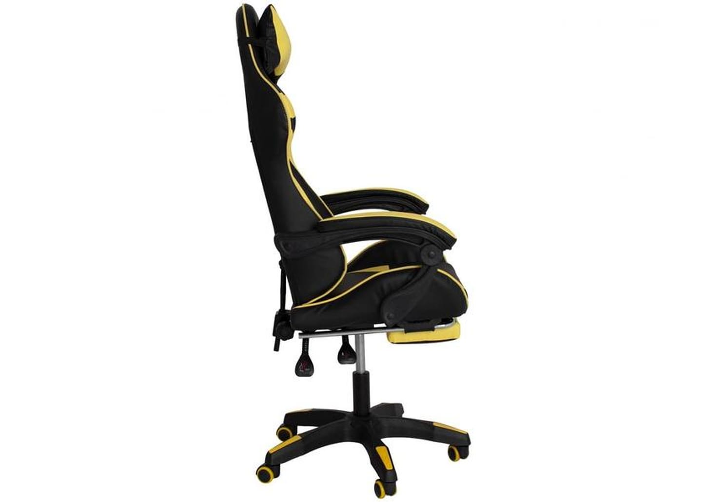 Cadeira Gamer PCTop Reclinável Amarelo - Racer 1006