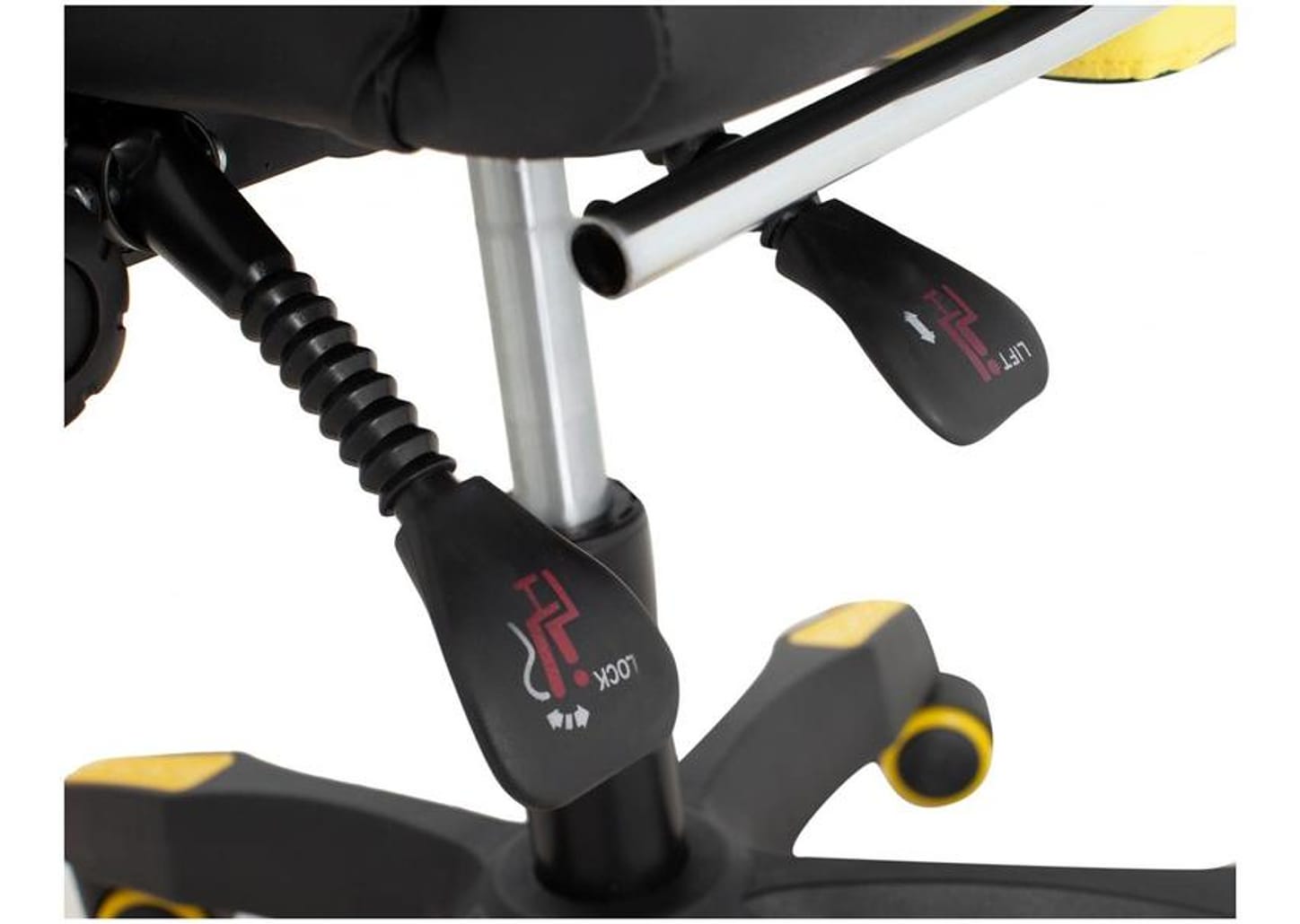 Cadeira Gamer PCTop Reclinável Amarelo - Racer 1006