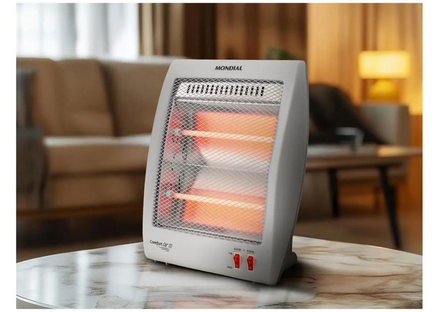 Aquecedor Quartzo Mondial Comfort Air III A-16 Portátil