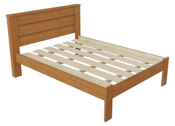 Cama de Casal Conquista Móveis Rubi Cinamomo