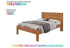 Cama de Casal Conquista Móveis Rubi Cinamomo