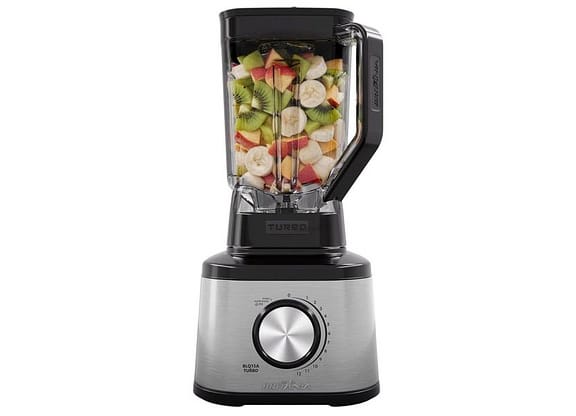 Liquidificador Britânia BLQ15A 1500W Copo de 3,1L Preto e Prata