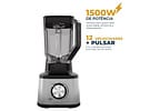 Liquidificador Britânia BLQ15A 1500W Copo de 3,1L Preto e Prata