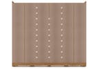 Guarda-roupa Casal com Espelho 6 Gavetas 6 Portas Araplac Biancca