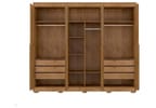 Guarda-roupa Casal com Espelho 6 Gavetas 6 Portas Araplac Biancca