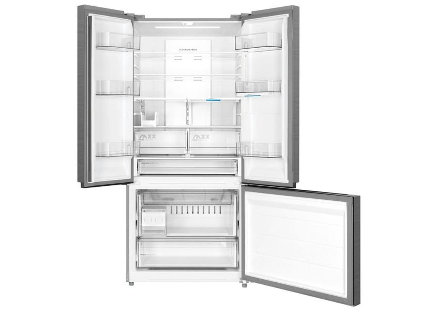 Geladeira/Refrigerador Midea Smart Frost Free Multidoor Cor Inox 672L MDRM905MMD463 Bivolt
