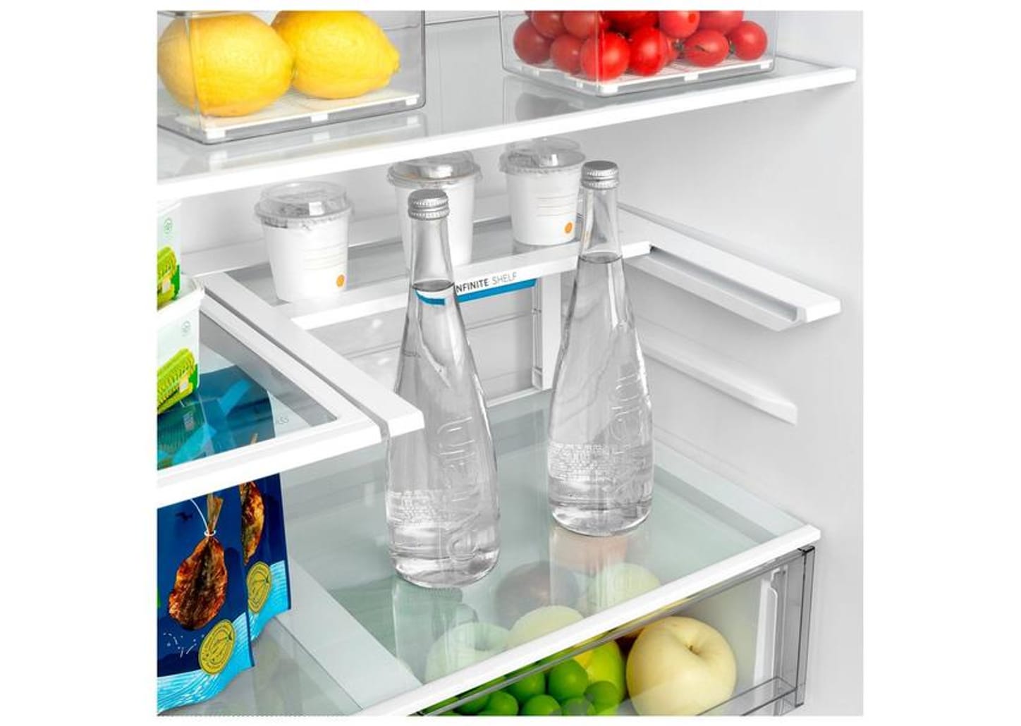 Geladeira/Refrigerador Midea Smart Frost Free Multidoor Cor Inox 672L MDRM905MMD463 Bivolt