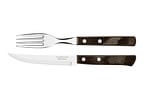 Jogo de Talheres Tramontina Inox para Churrasco Polywood 12 Peças