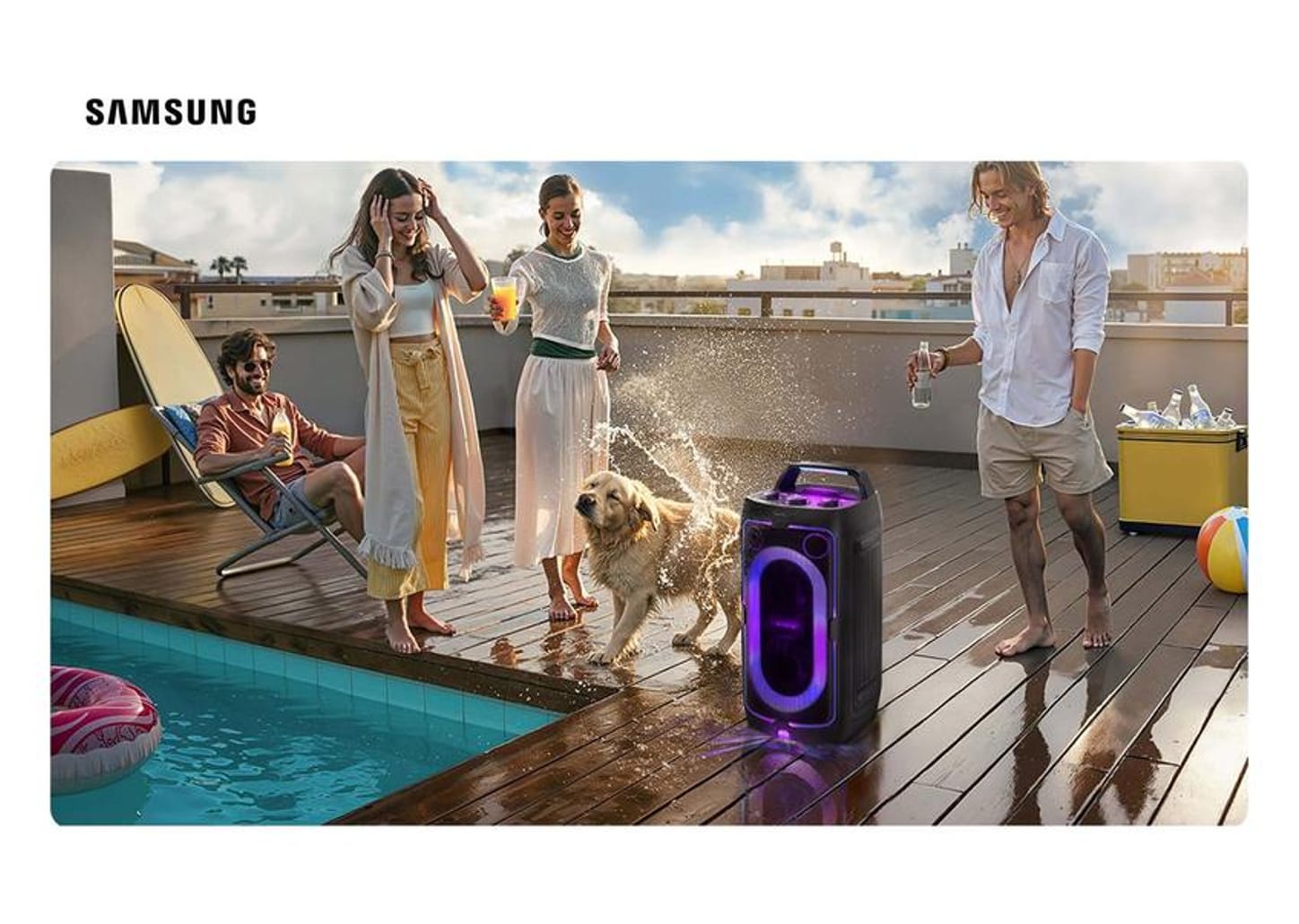 Caixa de Som Torre Samsung MX-ST40F/ZD Bluetooth 160W RMS