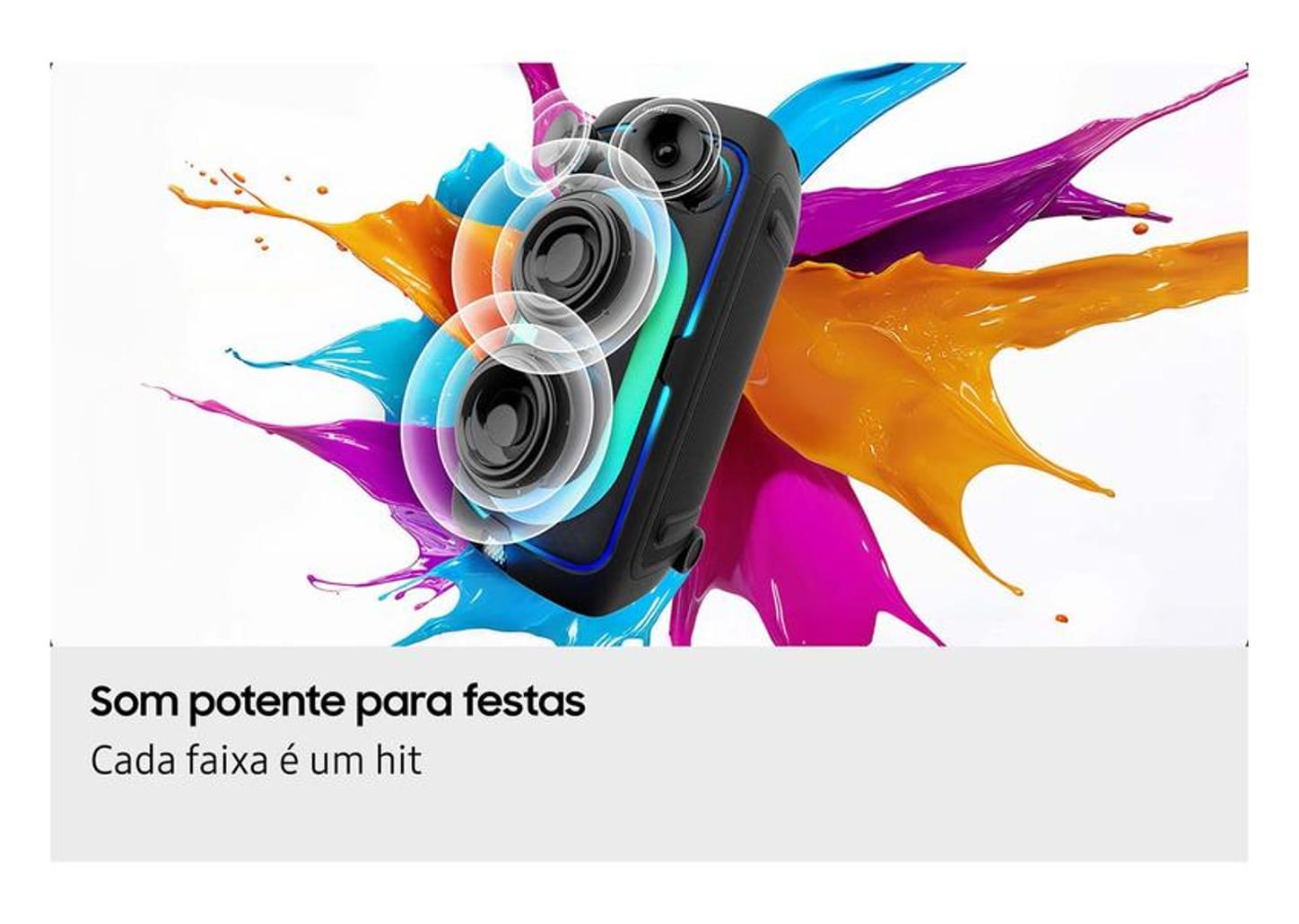 Caixa de Som Torre Samsung MX-ST50F/ZD Bluetooth 240W RMS