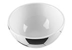 Bowl de Cerâmica Branco e Preto Scalla Cerâmica Futebol 550ml