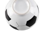 Bowl de Cerâmica Branco e Preto Scalla Cerâmica Futebol 550ml