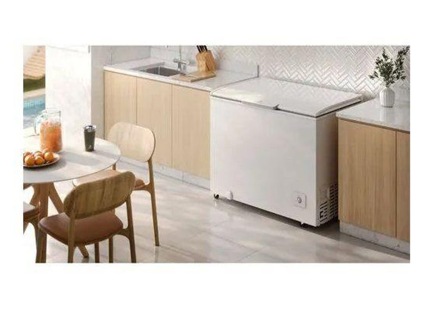 Freezer Horizontal Electrolux 315L 1 Porta Inverter HI330T