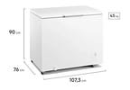 Freezer Horizontal Electrolux 315L 1 Porta Inverter HI330T