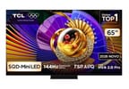 Smart TV 65" TCL 4K UHD SQD-Mini LED 65C7L Google TV 2026