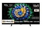 Smart TV 85" TCL 4K UHD Mini LED 75A400M Google TV 2026