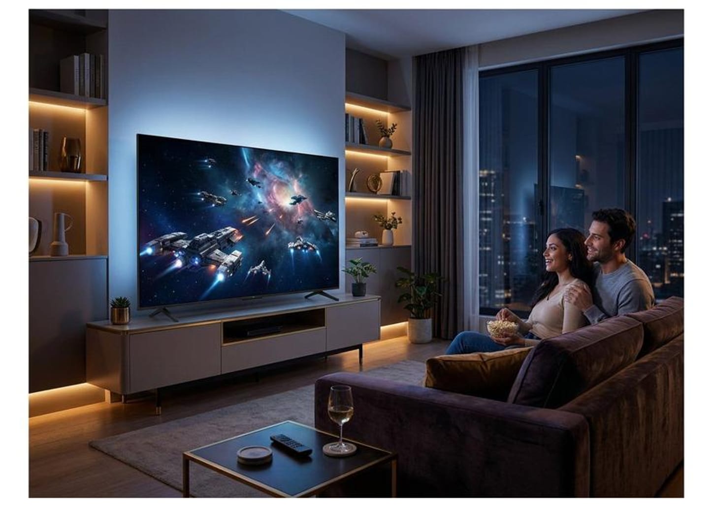 Smart TV 85" TCL 4K UHD Mini LED 75A400M Google TV 2026