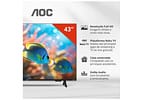 Smart TV 43" AOC Full HD DLED 43S5155/78G Roku TV 2025