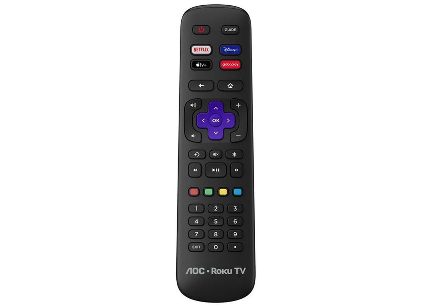 Smart TV 43" AOC Full HD DLED 43S5155/78G Roku TV 2025