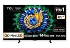 Smart TV 85" TCL 4K UHD Mini LED 85A400M Google TV 2026