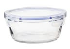 Pote de Vidro Hermético Hauskraft com Tampa - Redondo 1L