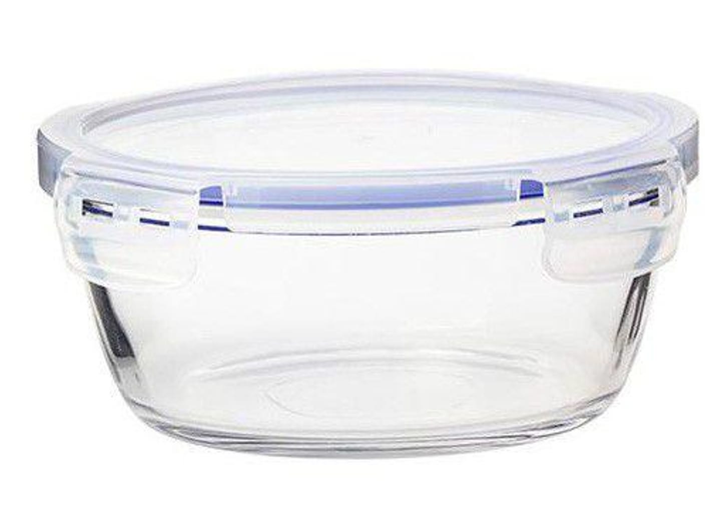 Pote de Vidro Hermético Hauskraft com Tampa - Redondo 1L