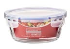 Pote de Vidro Hermético Hauskraft com Tampa - Redondo 1L