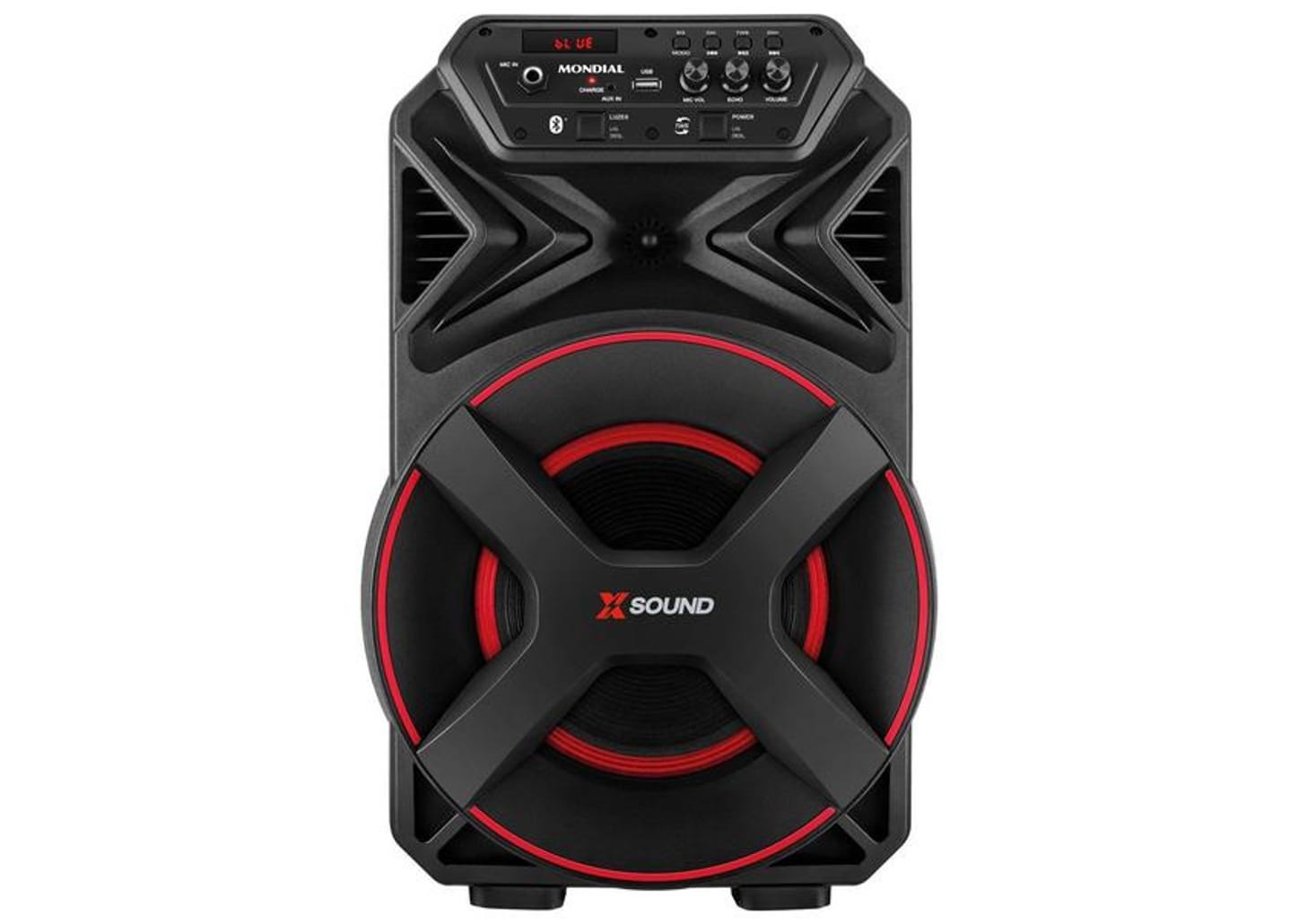 Caixa de Som Amplificada Bluetooth Mondial XSound CM-300-N 300W RMS USB