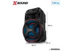 Caixa de Som Amplificada Bluetooth Mondial XSound CM-300-N 300W RMS USB