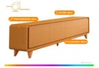 Rack para TV até 75" 4 Portas EDN Móveis Sense 1.8