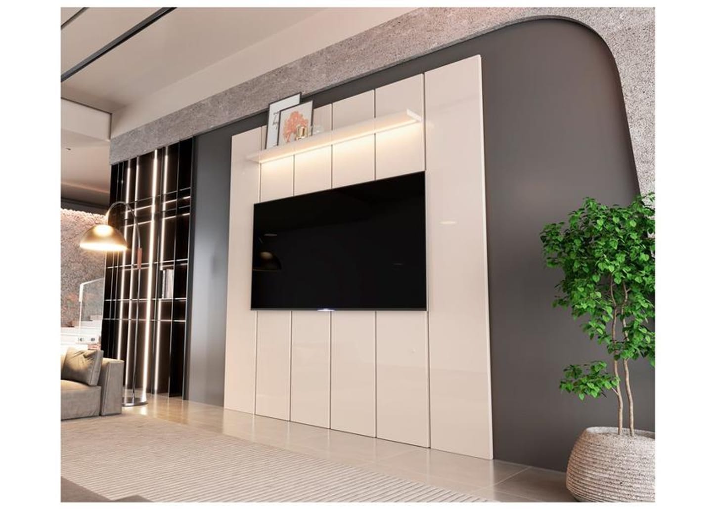 Painel para TV até 75" EDN Móveis Alpes