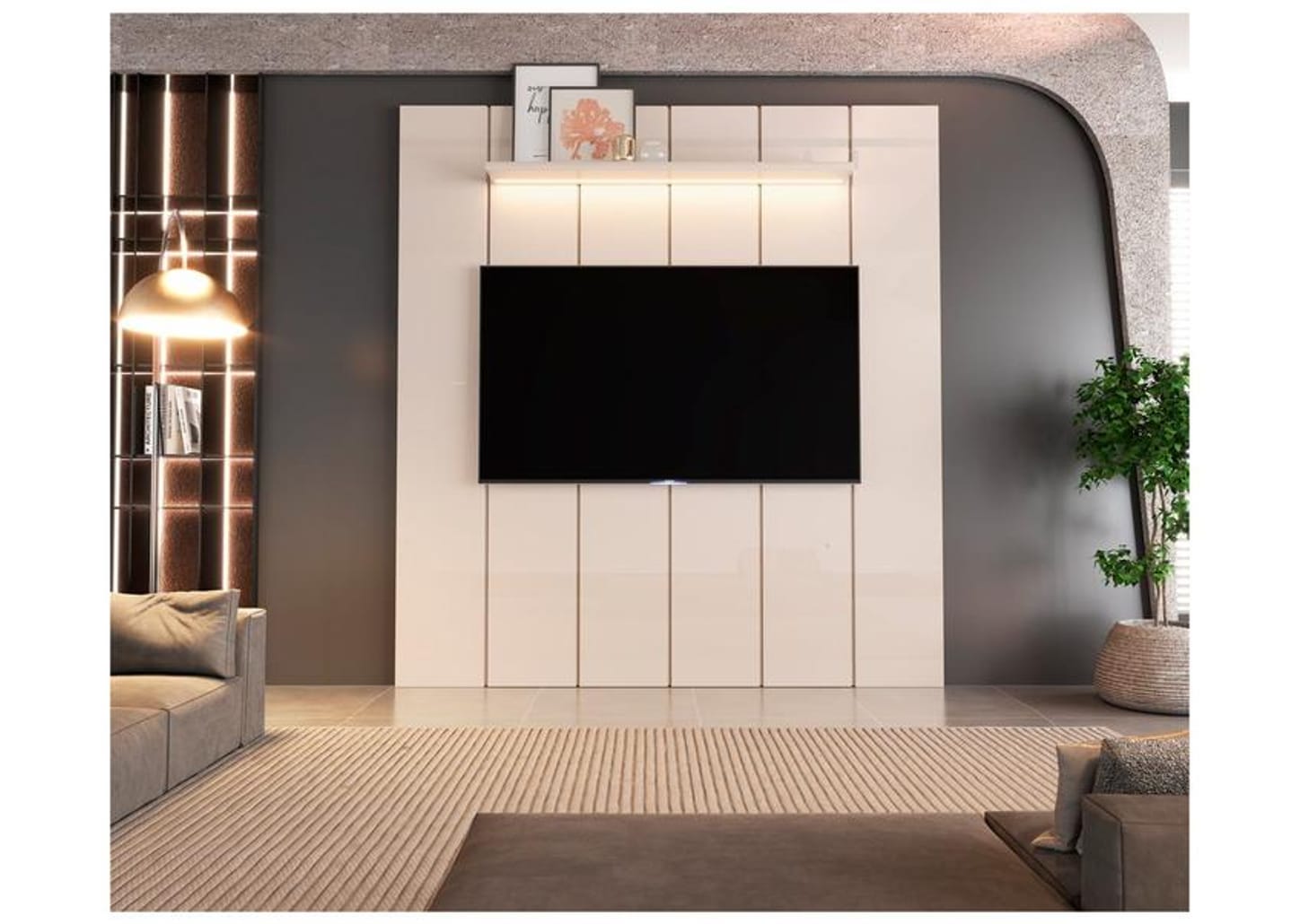Painel para TV até 75" EDN Móveis Alpes