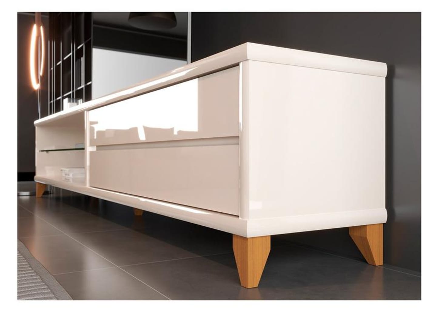 Rack para TV até 75" 2 Gavetas EDN Móveis Eifell 2.20