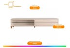 Rack para TV até 75" 2 Gavetas EDN Móveis Eifell 1,80