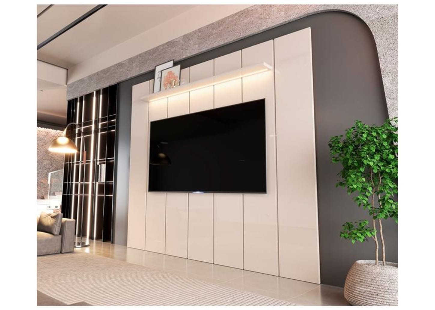 Painel para TV até 75" EDN Móveis Alpes